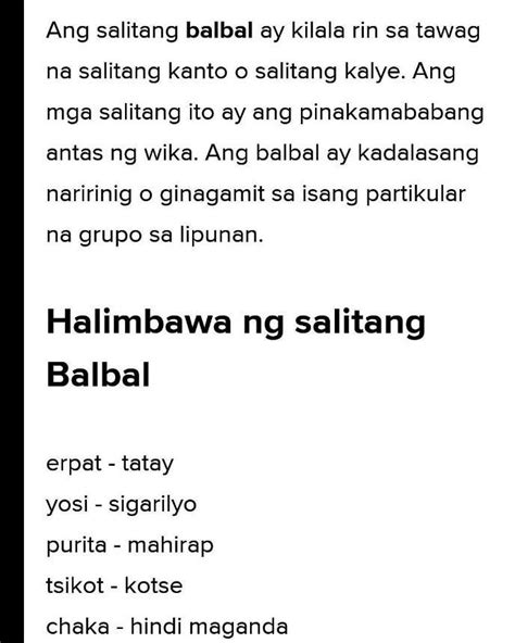natimbog meaning|Halimbawa Ng Balbal: Mga Halimbawa Ng Balbal .